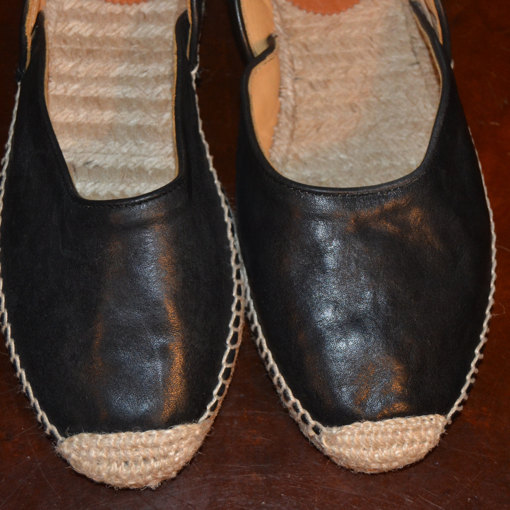 rag & bone Espadrille Flat in Black - Picture 3 of 8